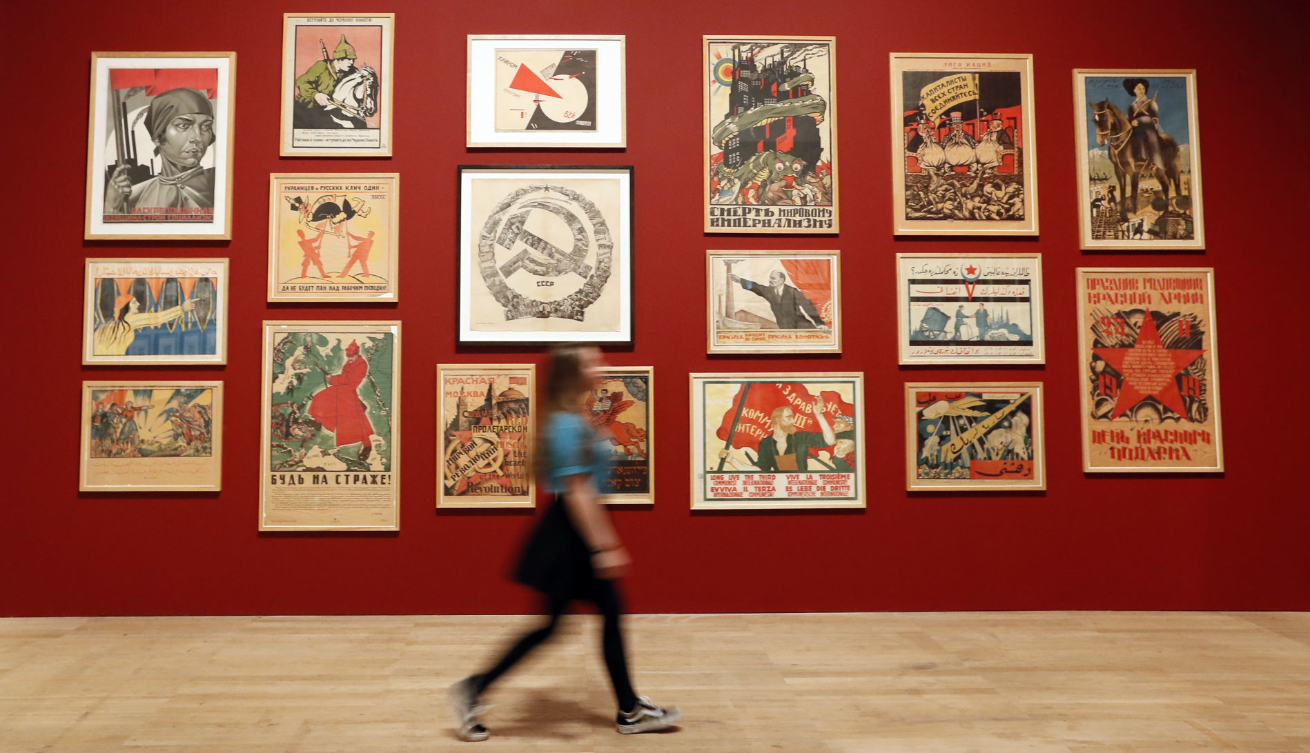APTOPIX Britain Russian Art Exhibition